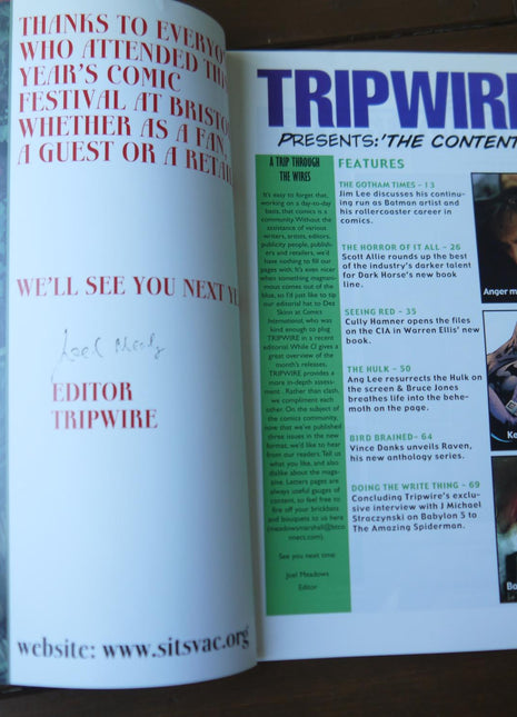 Tripwire Magazine (UK 1992 Tripwire Publishing) Vol. 5 3 - Mycomicshop.be