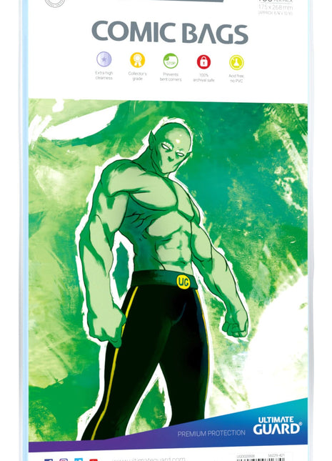 Ultimate Guard Comic Bags Current Size (100) - Mycomicshop.be