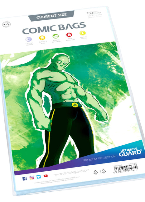Ultimate Guard Comic Bags Current Size (100) - Mycomicshop.be