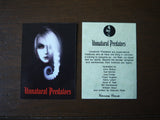 Unnatural Predator trading card set 1996 - Mycomicshop.be