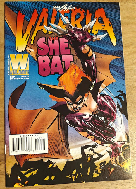 Valeria the She - Bat (1993, Continuity) Complete set + alternate cover - Mycomicshop.be