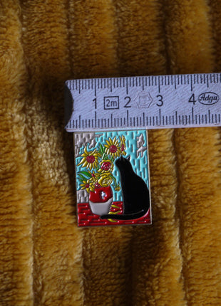 'Van Gogh Cat' enamel pin - Mycomicshop.be