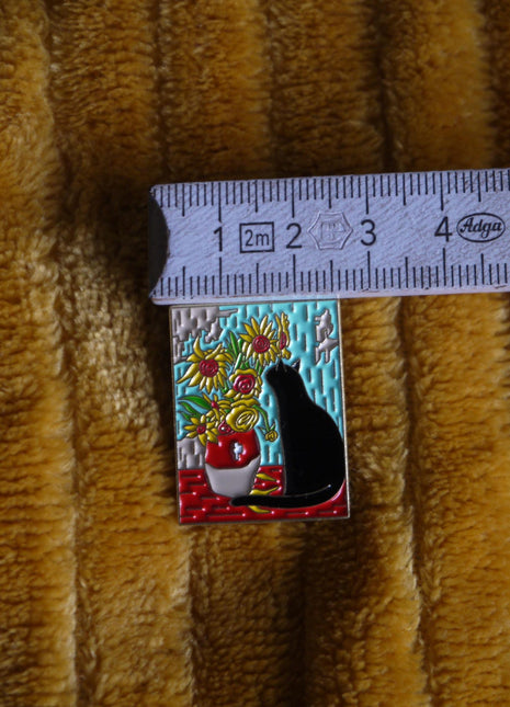 'Van Gogh Cat' enamel pin - Mycomicshop.be