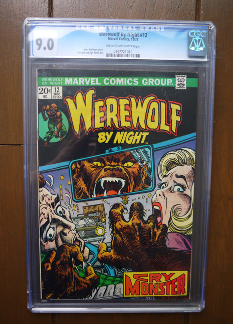 Werewolf by Night (1972 1st Series) #12 CGC 9.0 - Mycomicshop.be