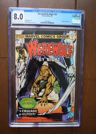 Werewolf by Night (1972 1st Series) #26 CGC 8.0 - Mycomicshop.be