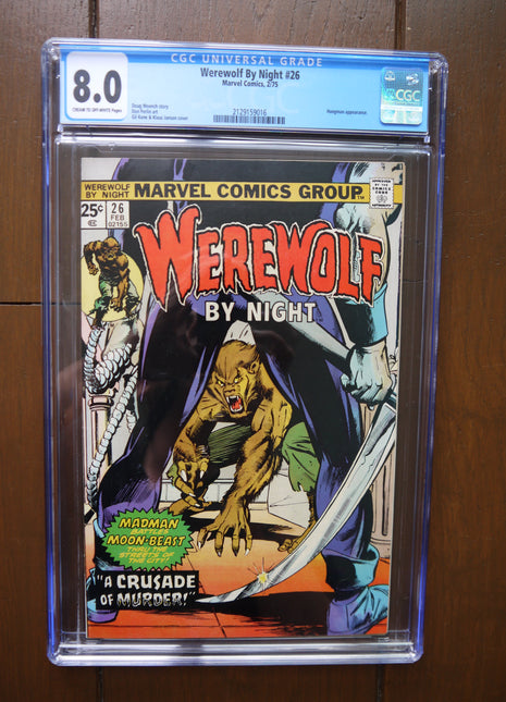 Werewolf by Night (1972 1st Series) #26 CGC 8.0 - Mycomicshop.be