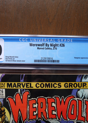 Werewolf by Night (1972 1st Series) #26 CGC 8.0 - Mycomicshop.be
