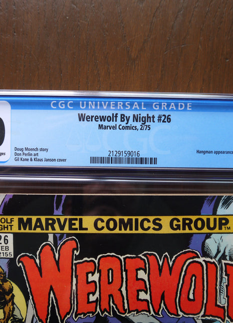 Werewolf by Night (1972 1st Series) #26 CGC 8.0 - Mycomicshop.be