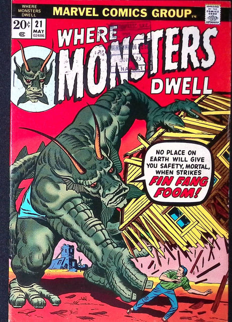Where Monsters Dwell (1970) #21 - Mycomicshop.be