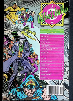 Who's Who The Definitive Directory of the DC Universe (DC, 1985) - Mycomicshop.be