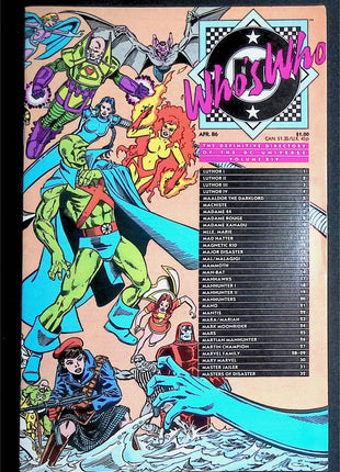 Who's Who The Definitive Directory of the DC Universe (DC, 1985) - Mycomicshop.be