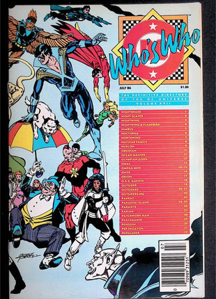Who's Who The Definitive Directory of the DC Universe (DC, 1985) - Mycomicshop.be