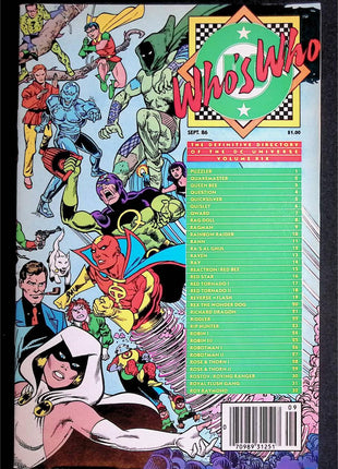 Who's Who The Definitive Directory of the DC Universe (DC, 1985) - Mycomicshop.be