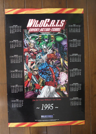 Wildcats Calendar poster 1995 Jim Lee - Mycomicshop.be