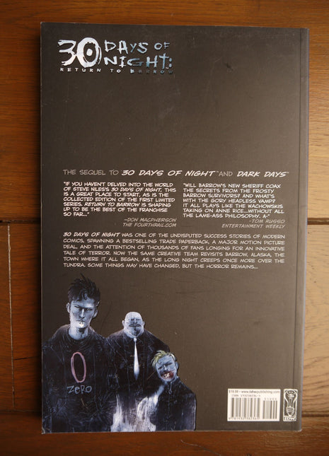 30 Days of Night Return to Barrow TPB (2004 IDW) - Mycomicshop.be