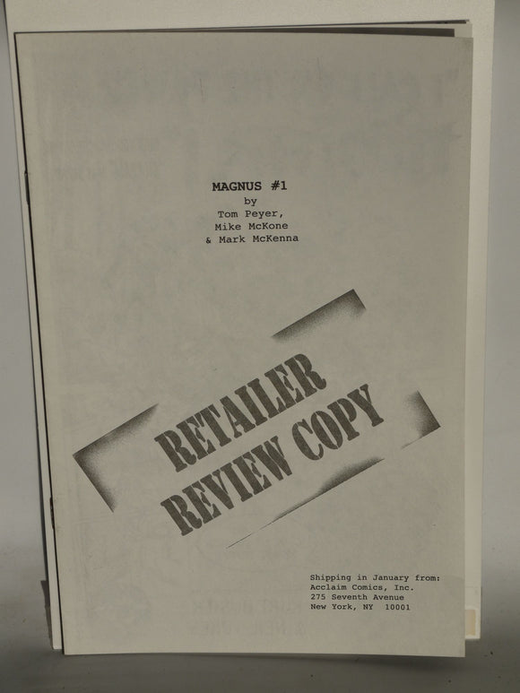 Magnus #1 - Retailer Review copy - Mycomicshop.be