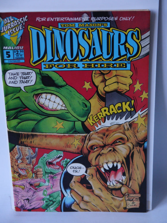 Dinosaurs for Hire (1993 2nd Series Malibu) #5 - Mycomicshop.be