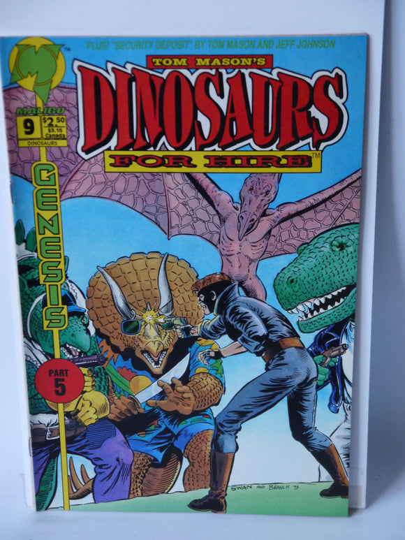 Dinosaurs for Hire (1993 2nd Series Malibu) #9 - Mycomicshop.be