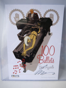 100 Bullets - Signed print Brian Azzarello - Mycomicshop.be