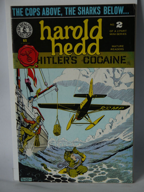 Harold Hedd In Hitler's Cocaine (1984) #2 - Mycomicshop.be