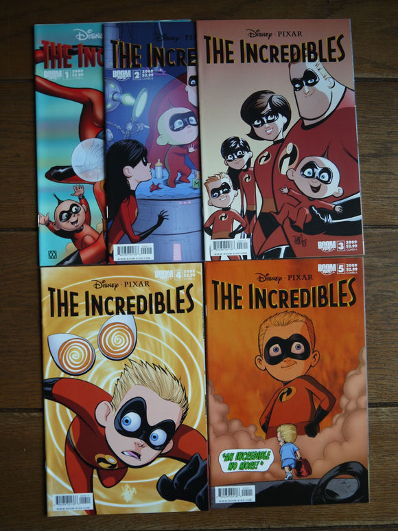 Incredibles (2009 2nd Series Boom Studios) First 5 issues - Mycomicshop.be