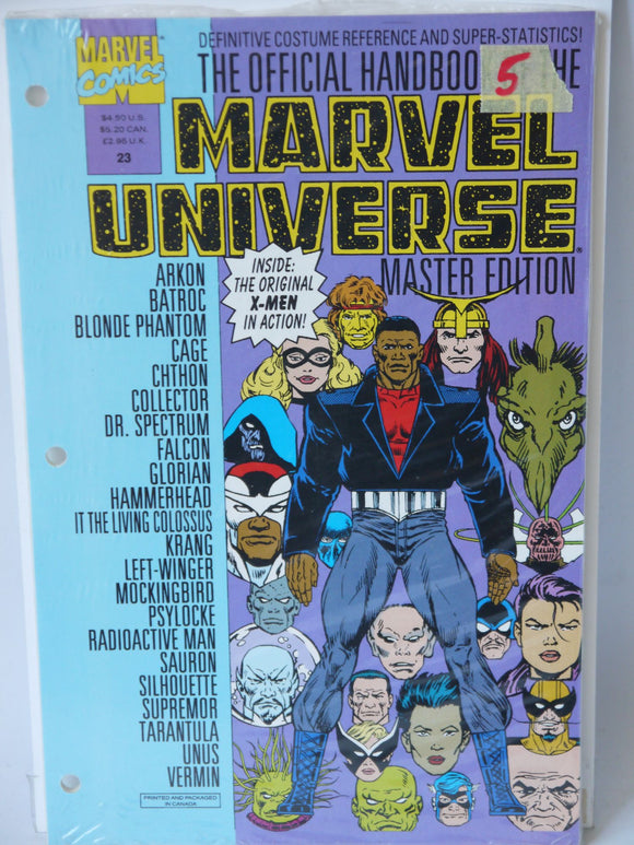 Official Handbook of the Marvel Universe Master Edition (1990-1993) #23 - Mycomicshop.be