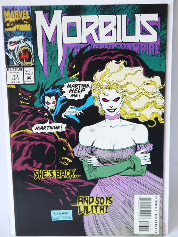 Morbius the Living Vampire (1992) #13 - Mycomicshop.be