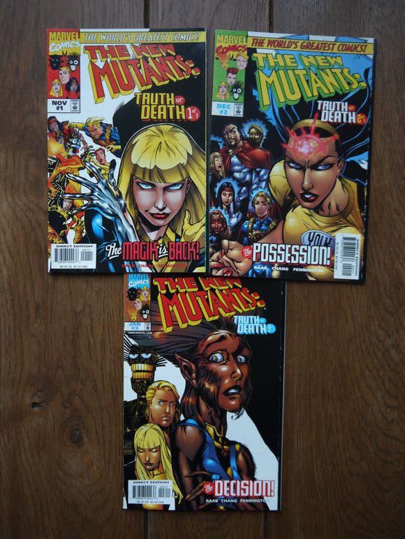 New Mutants Truth or Death (1997) Complete Set - Mycomicshop.be