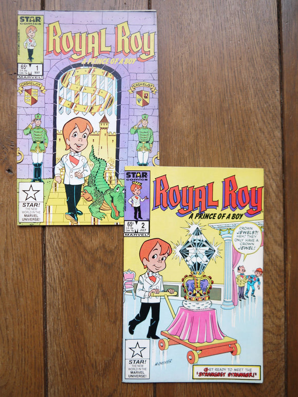 Royal Roy (1985 Marvel/Star Comics) #1 + 2 - Mycomicshop.be
