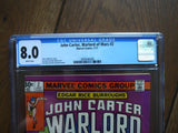 John Carter Warlord of Mars (1977) #2 CGC 8.0 - Mycomicshop.be