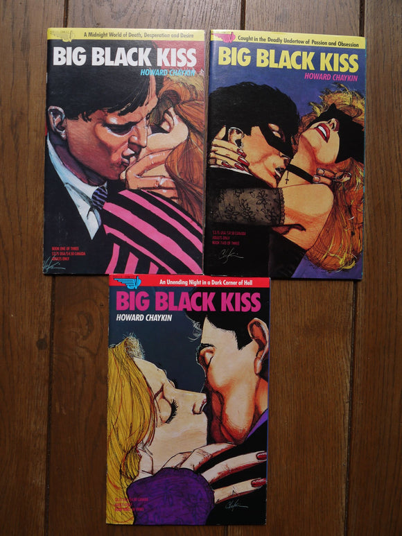 Big Black Kiss (1989 Vortex Comics) Complete Set - Mycomicshop.be