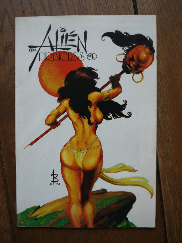 Alien Princess (1990 Burcham Studio) #1 Signed - Mycomicshop.be