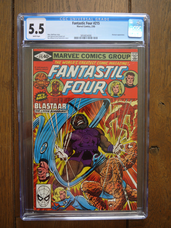 Fantastic Four (1961 1st Series) #215 CGC 5.5 - Mycomicshop.be