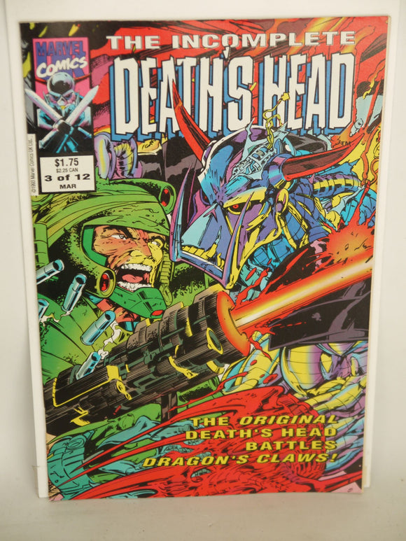 Incomplete Deaths Head (1993) #3 - Mycomicshop.be