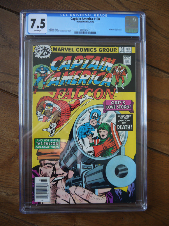 Captain America (1968 1st Series) #198 CGC 7.5 - Mycomicshop.be