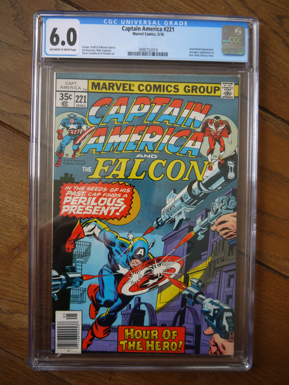 Captain America (1968 1st Series) #221 CGC 6.0 - Mycomicshop.be