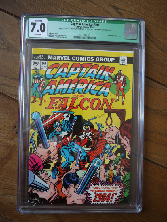 Captain America (1968 1st Series) #195 CGC 7.0 - Mycomicshop.be