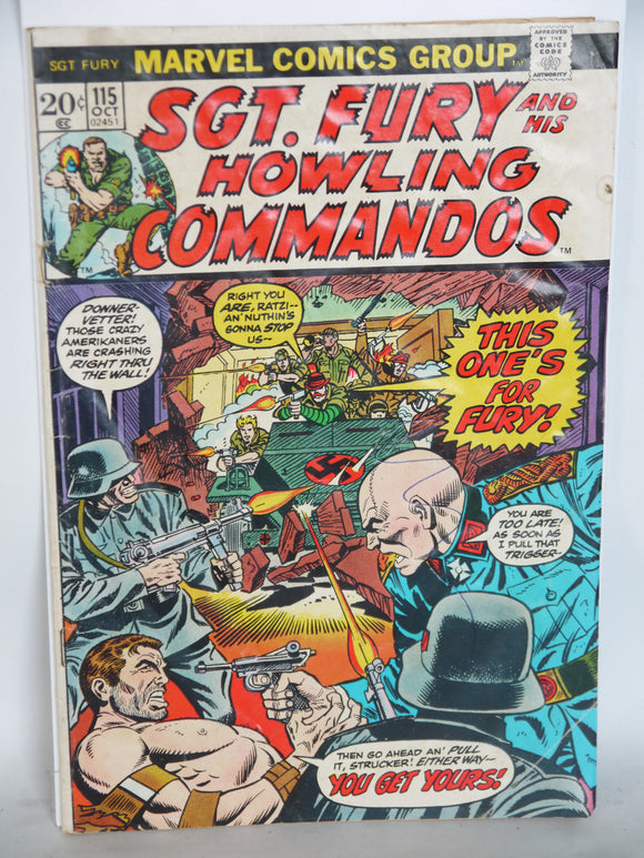 Sgt. Fury (1963) #115 - Mycomicshop.be