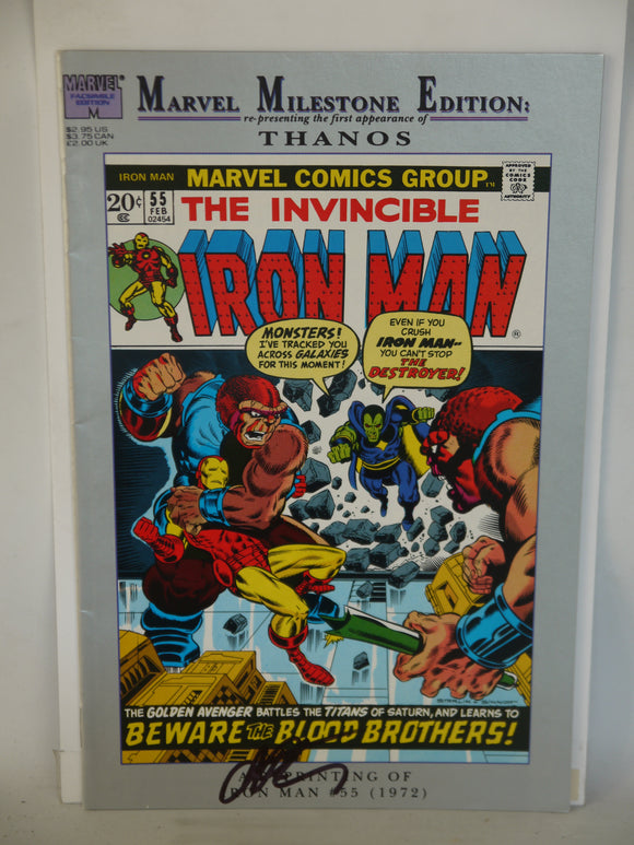 Marvel Milestone Edition Iron Man (1992) #55 - SIGNED - Mycomicshop.be