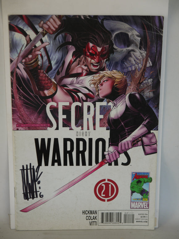 Secret Warriors (2009) #21A - SIGNED - Mycomicshop.be