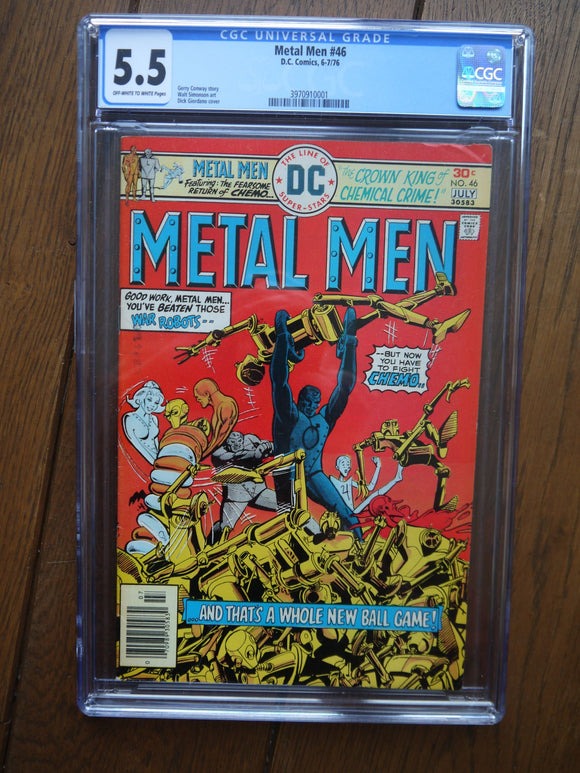 Metal Men (1963 1st Series) #46 CGC 5.5 - Mycomicshop.be