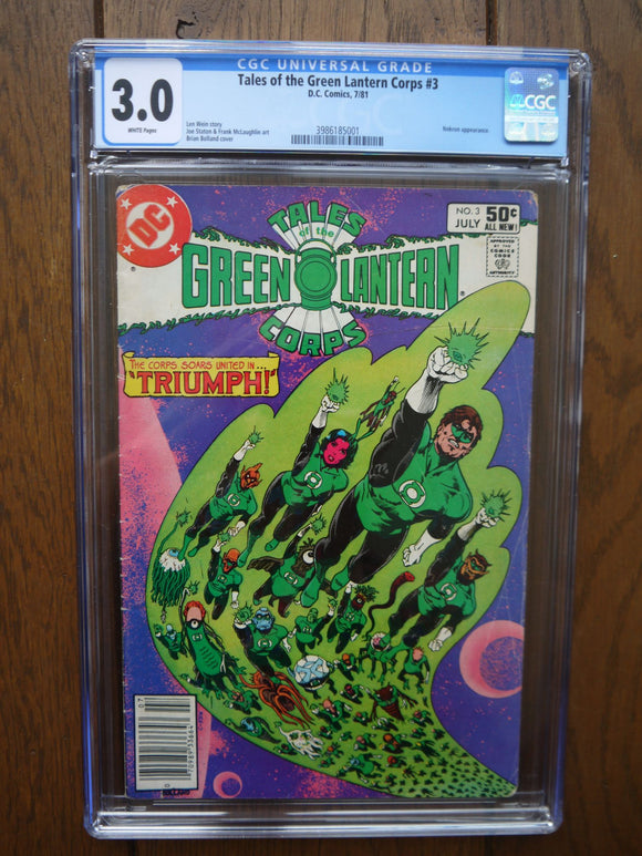 Tales of the Green Lantern Corps (1981) #3 CGC 3.0 - Mycomicshop.be