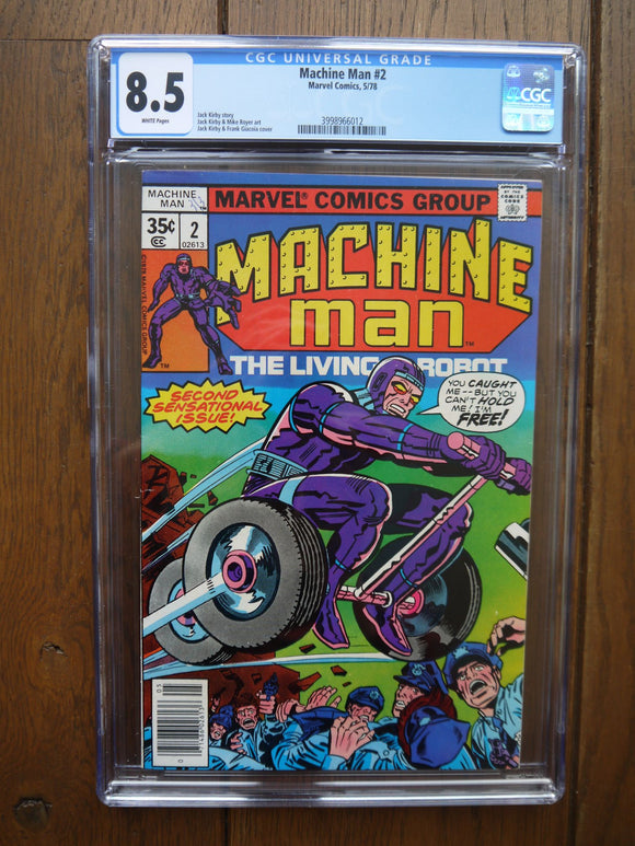 Machine Man (1978 1st Series) #2 CGC 8.5 - Mycomicshop.be