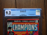 Champions (1975 1st Series) #9 CGC 9.2 - Mycomicshop.be