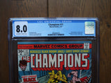 Champions (1975 1st Series) #11 CGC 8.0 - Mycomicshop.be