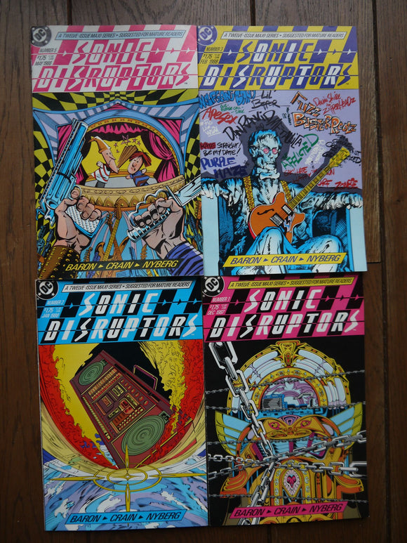 Sonic Disruptors (1987) Lot of 4 comics - Mycomicshop.be