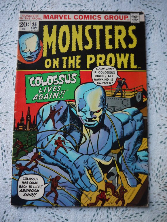 Monsters on the Prowl (1971) #25 - Mycomicshop.be