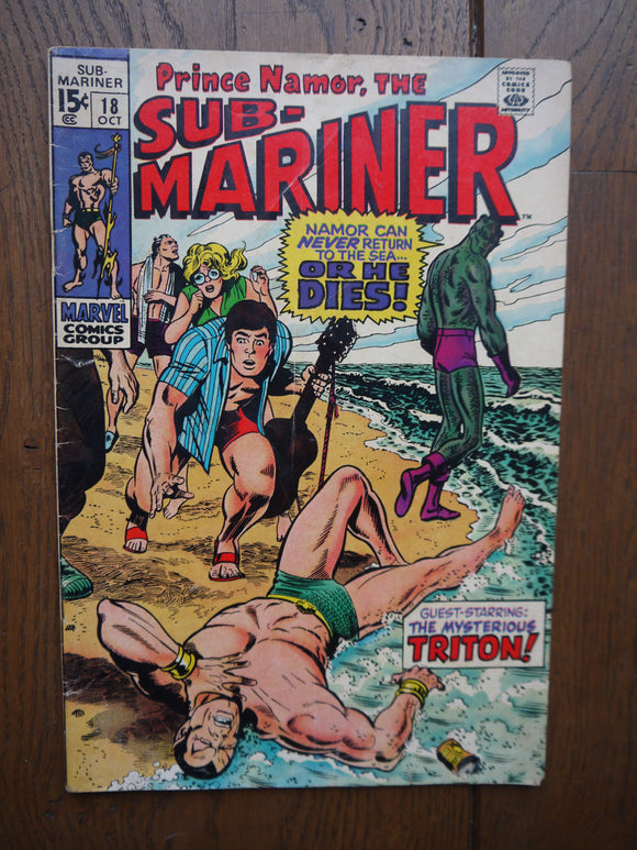 Sub-Mariner (1968 1st Series) #18 - Mycomicshop.be
