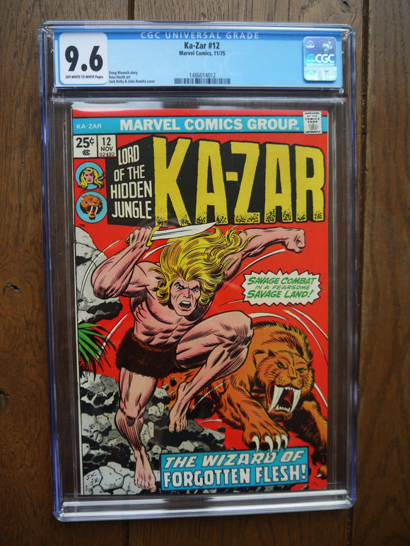 Ka-Zar (1974 2nd Series) #12 CGC 9.6 - Mycomicshop.be