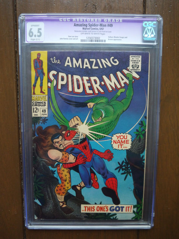 Amazing Spider-Man (1963 1st Series) #49 CGC 6.5 - Mycomicshop.be